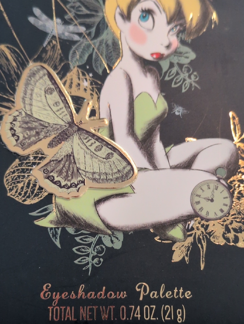 Disney Tinker Bell Palette - Black, Gold & Green Artwork - Picture 2 of 4